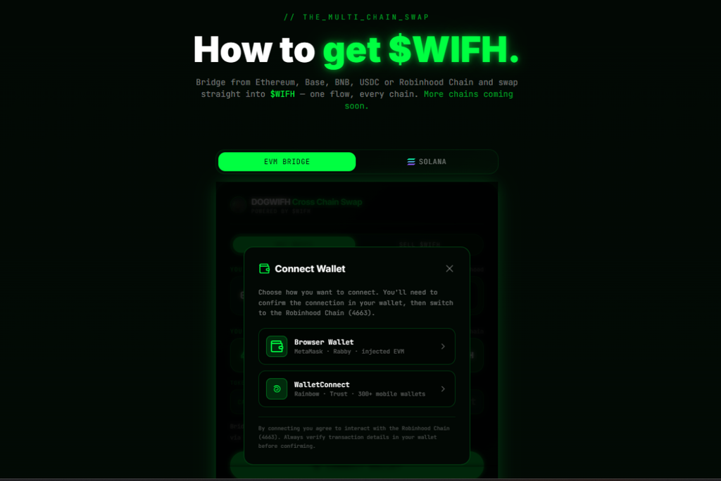 WIFH Is Betting a New Meme Token Can Become Infrastructure on Robinhood Chain